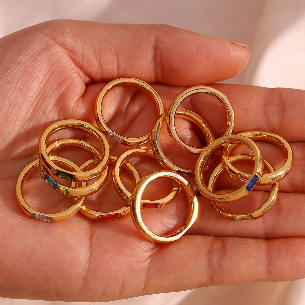 Aura Geburtsstein Ring