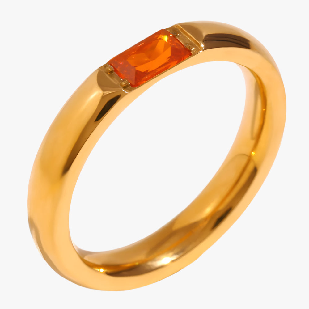 Aura Geburtsstein Ring