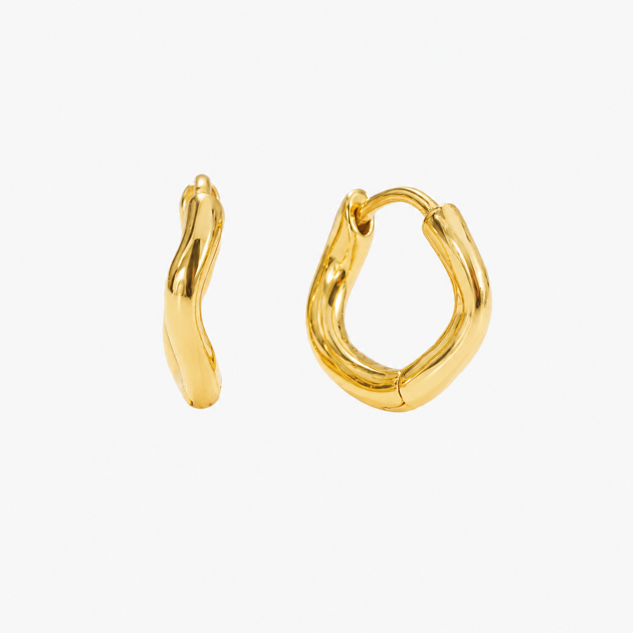 Golden Flow Hoops